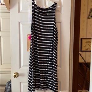 💛Plus striped dress